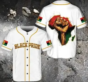 Black Pride Juneteenth Baseball Jersey Adult Kid Youth, African American Pride Shirt, Freedom Day Outfit