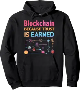 Blockchain Technology Crypto Cryptocurrency Day Trading Pullover Hoodie K9