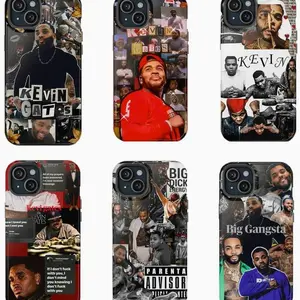 6 Design Kevin Gates  Phone Case, Tour 2025 Suitable for iPhone 17-11 Pro Max/Plus and  Samsung Galaxy S23-25
