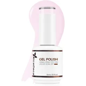 Nicedeco Gel Nail Polish, 15ml UV/LED Soak-Off Gel Polish Nail Art Manicure Pedicure, Salon & Home Use - Long Lasting & Easy to Apply 012