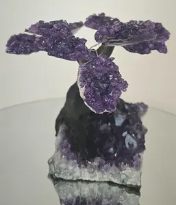 High Quality Grape Jelly Amethyst Tree on Cluster -  Product of Uruguay