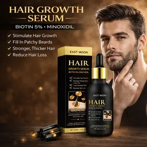 Premium 60ml Hair & Beard Serum | Deep Conditioning for Smooth, Full & Well-Groomed Facial Hair