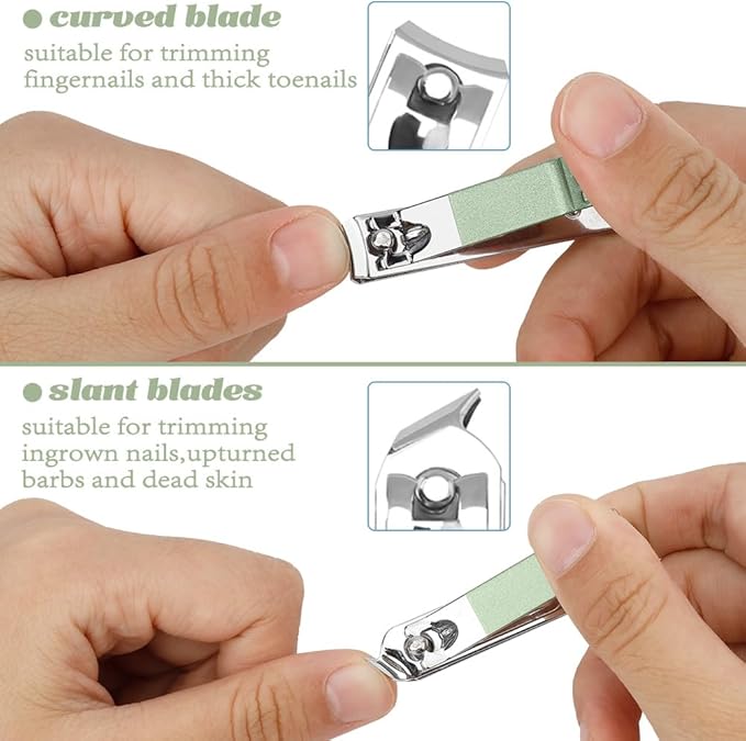 Nail Clipper,Manicure Set,Nail Supplies,Cuticle Cutter,Nail Clipper Set,Mens Gifts Under 10 Dollars,Beauty Gift Sets,Mens Manicure Set,Toe Nail Clippers for Thick Nails for Seniors,Gifts for Husband