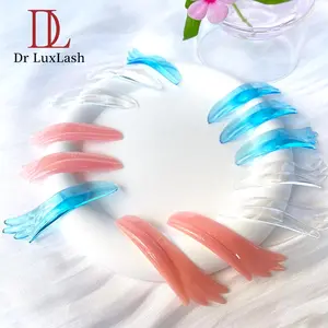 5 pairs Drluxlash Lashlift Pads Eyelash Lift Perm Pads Kit - Eye Curler Rods Tool for Longer, Fuller Lashes, Reusable Lash Lift shields ultra Soft Eyelash Perm Lash Lifting Rods Jelly Glueless Eyelash Lift Pad Factory Eyelash Beauty&tool