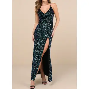 Lulus Keep it Regal Green Iridescent Sequin Velvet Maxi Dress outfits Mesh Tropical Leopard Tube