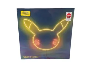 Pokémon 25: The Album (Record, 2022, Capitol) New Sealed, Red/White w/Poster