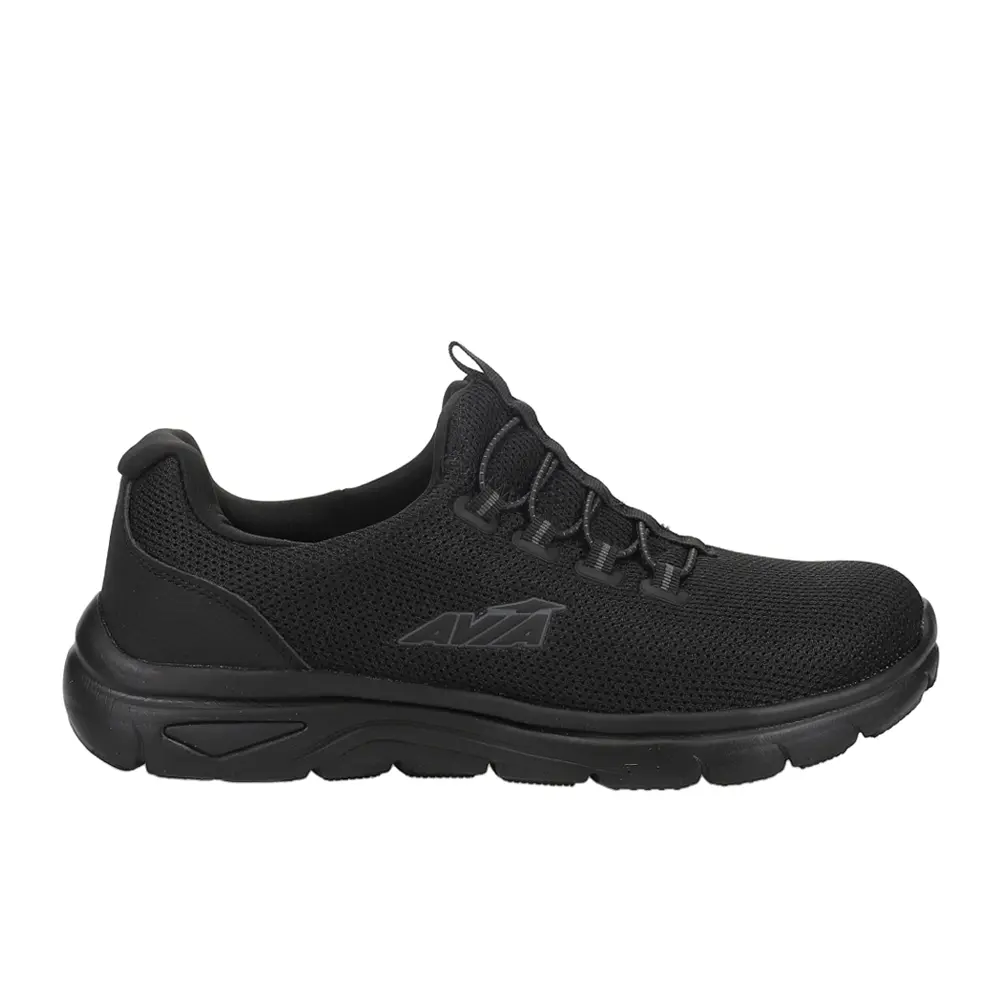 Avia Womens Avi-Junction Slip On Sneakers Shoes Casual - Black