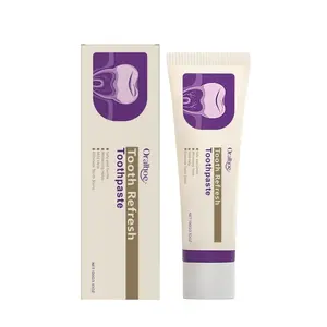 Oralhoe Brightening Toothpaste | Gently Cleans Tooth Stains, Whitens Teeth, Freshens Breath & Cares for Oral Health