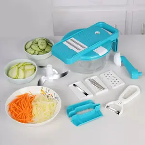 3-in-1 Vegetable Slicer Grater - Multifunctional Stainless Steel Shredder for Potato, Radish & Cucumber | Non-Slip Easy-Clean Home Kitchen Cutting Gadget ensalada deco con jam cheese grater cheese grater cheese grater rotary