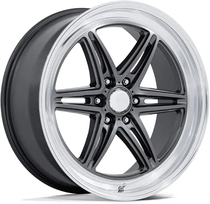 American Racing AR953 Groove 6 Drag Wheel 17x10, 6x135 Bolt Pattern, +38mm Offset, Anthracite with Diamond Cut Lip