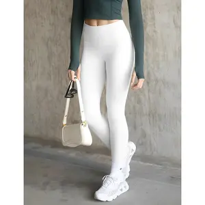 High Waisted Leggings for Women No Front Seam Soft Tummy Control Pants Non See Through Workout Yoga Pants