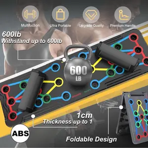 Portable multifunction push-up board