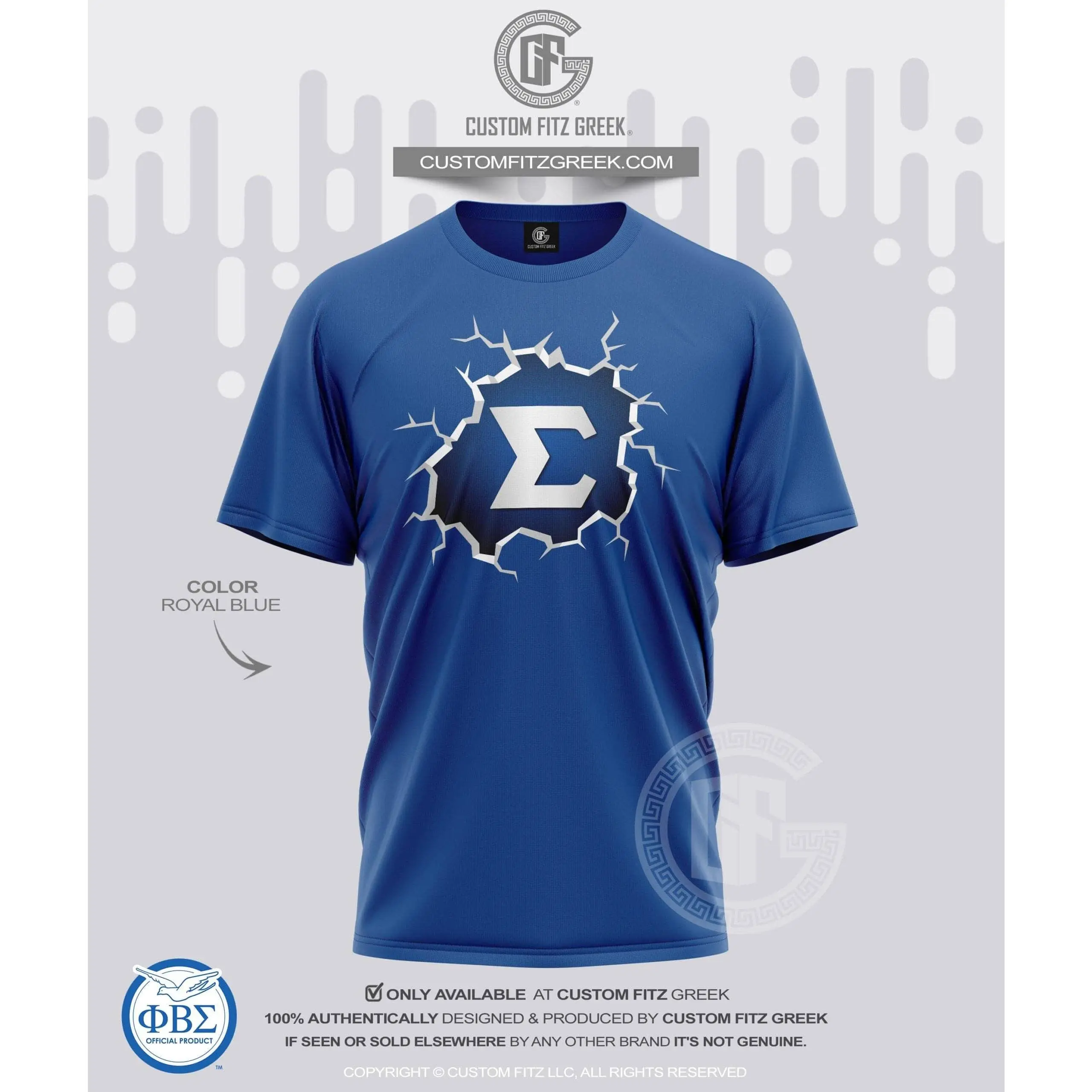 Badge of Honor - Phi Beta Sigma Fraternity T-Shirt