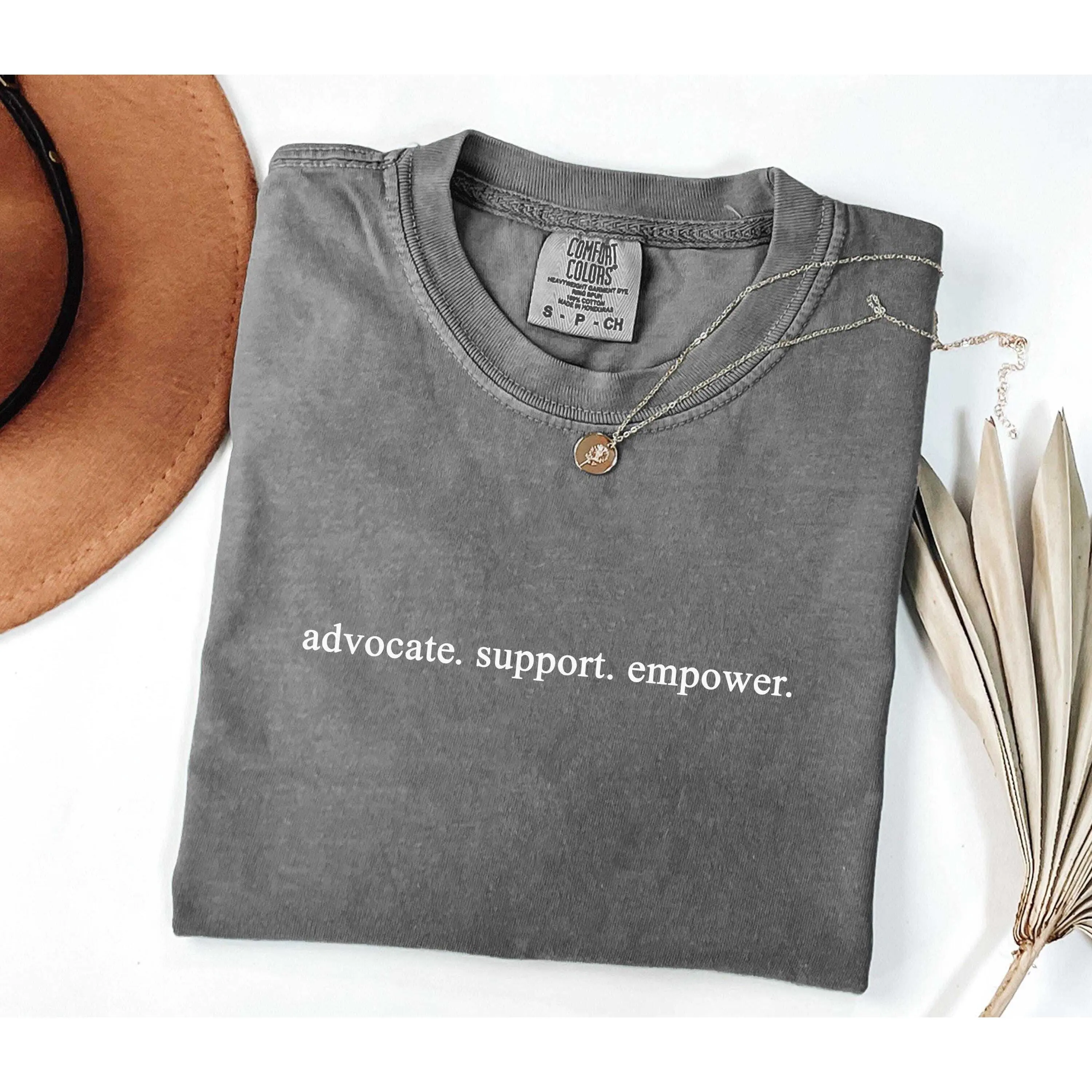 Comfort Colors® Social Worker Minimal Shirt, Advocate Support Empower tee, Social Work Graduation tshirt, Gifts For LSW t-Shirt Fabric Top Womenswear Fit