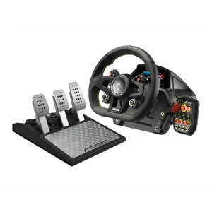 Turtle Beach VelocityOne Race Wheel & Pedal System - 7.2Nm Direct Drive Force Feedback, 3 Pedals & Magnetic Paddle Shifters, Hall Effect Sensors