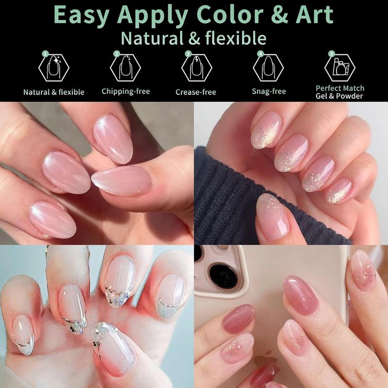 Extra Short Almond Nail Tips kit, 12 Sizes Fake Nails Soft Gel X Nail Tips, Full Cover Pre-Shaped Matte Clear Press on Nail for Extension, Diy at Home