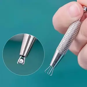 1pc Four Claw Jewelry Tweezers Gemstone Diamond Bracket Jewelry Making Tools Four Prong Diamond Clamp Jewelry Clamp Grab Gemstone Grab Fixture