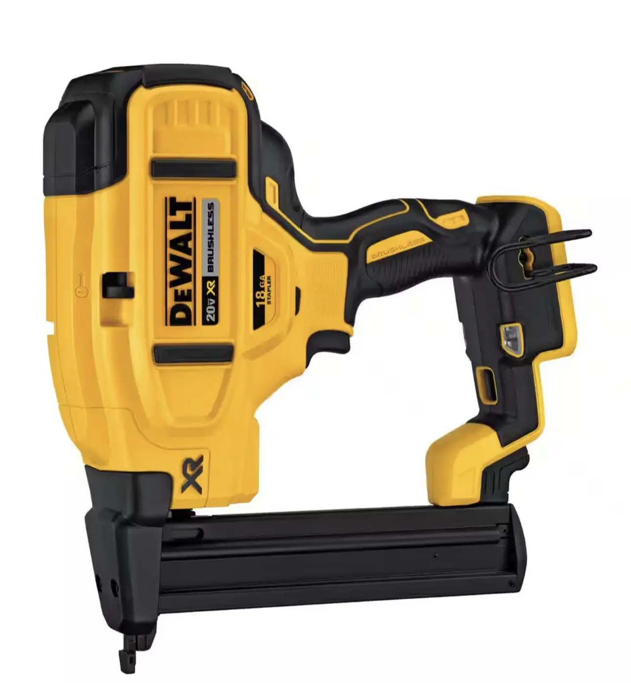 DEWALT 20V MAX XR Lithium-Ion Cordless 18-Gauge Narrow Crown Stapler (Tool Only)