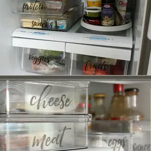 Refrigerator Organization Labels Decal Vinyl Home Decor Stickers Home Decor Duruibom