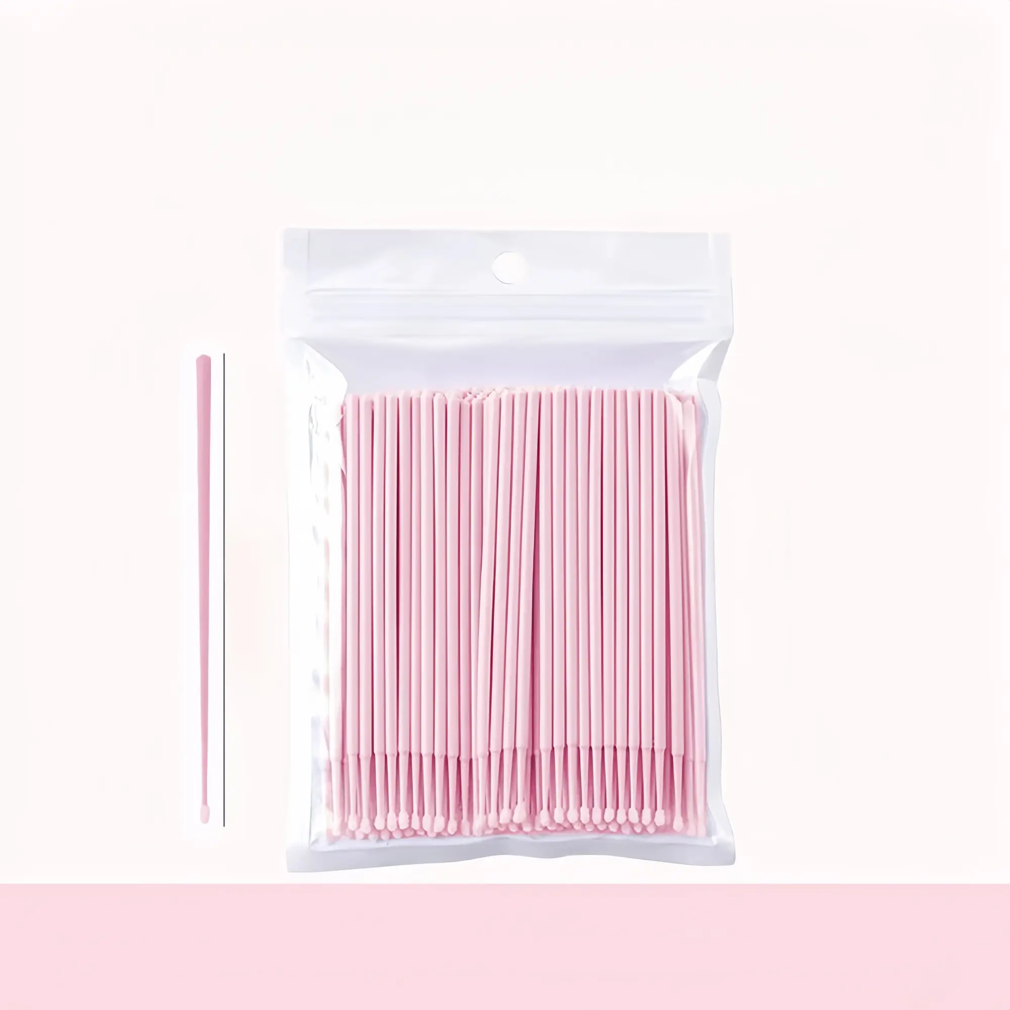 100 Pcs Disposable Micro Applicator Brushes, Gentle Travel Size Non-Linting Swabs for Eyelash Extensions, Nail Art, Painting & Craft