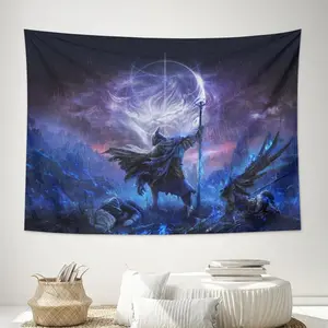 Elden Ring Nightreign Tapestry Bedroom Decoration Wall Art Decoration Tapestry Hanging Banner Home Bedroom Decoration Accessories University Dormitory Decoration Hanging Flags Perfect Giftvalentine's wall decor flags