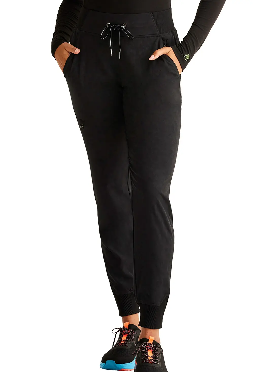 HH PL JACQUARD Trinity Jogger - Black Joggers with Drawstring Waist and Pockets for Comfort and Style