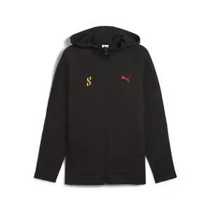 PUMA Mens Caution Evostripe Cross Hoodie Athletic Outerwear Casual - Black