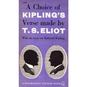 USED-A Choice of Kipling's Verse Made By T.S. Eliot by T.S. ELIOT (Paperback)