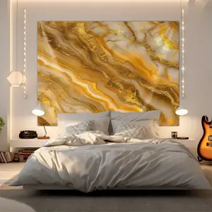 Marble Pattern Art Wall Hanging Tapestry, Luxury Premium Design, Soft Delicate Highly Decorative, Home Bedroom Decor, Ideal for Bedroom Living Room Rental Wall Renovation, Wall Tapestries