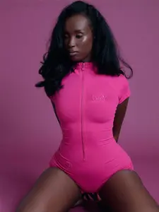 2026 Summer New Zip Short Sleeve Yoga Bodysuit Women Tight Dance Fitness Jumpsuit Women Zip Up Short Sleeve Bodysuit 2026 New Tight Fit Activewear for Yoga & Dance 2026 Trendy Zip Short Sleeve Jumpsuit Stretchy Tight Bodysuit for Workout Dance