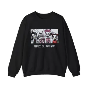 Mindless Self Indulgence Black Men's Sweatshirt, Gift for Fans Cotton Unisex Men's T-Shirt