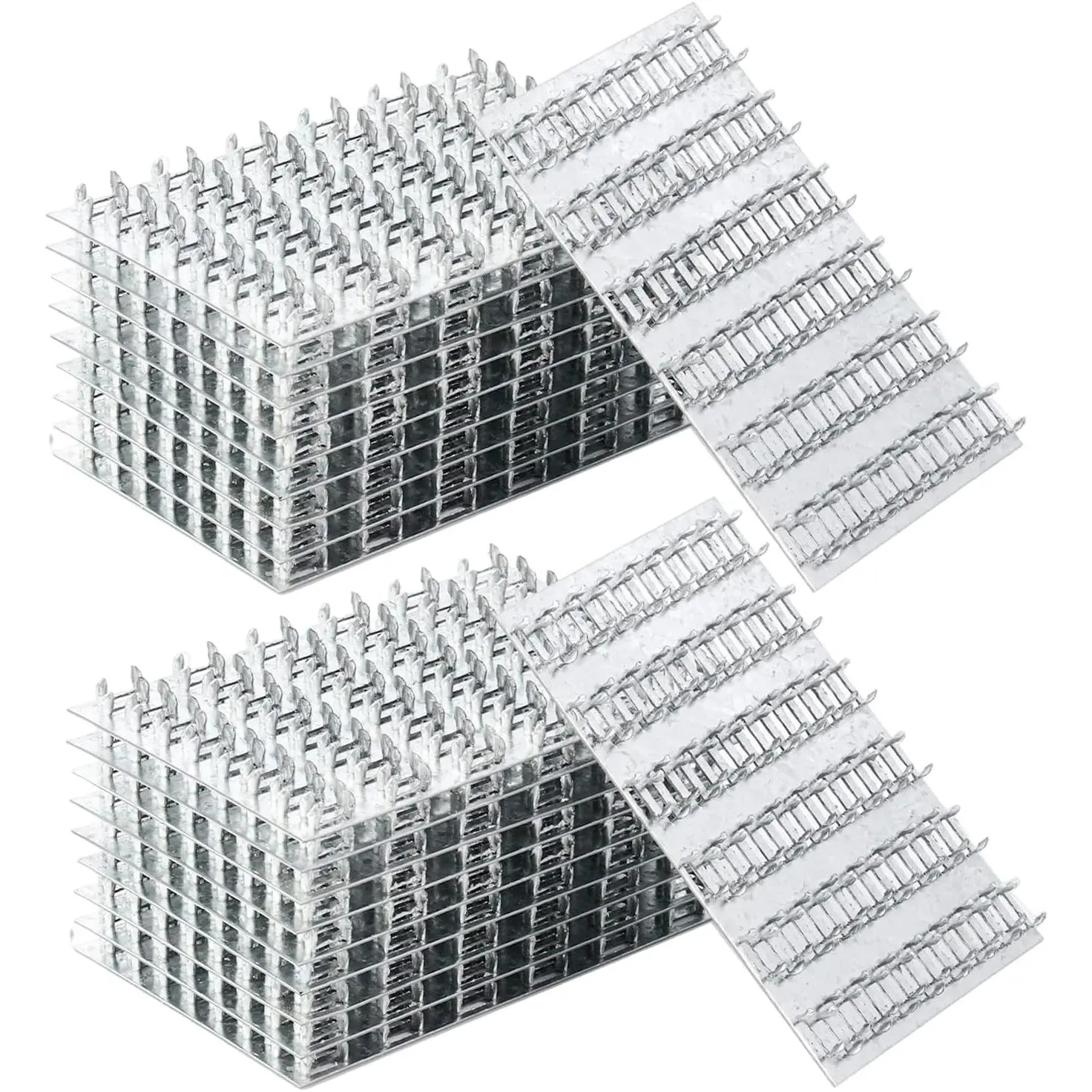 20 Pack Truss Plates 4x6 Inch, Pronged Truss Mending Plate with  Teeth, Mending Plate for Wood Truss Roofing Brackets Connector