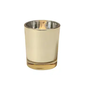 Gold Electroplated Votive Candle Holders - 6 Pc.