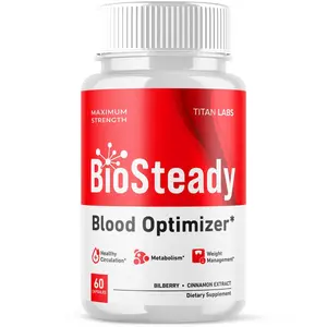 BioSteady Advanced Blood Max Support Supplement Bio Steady 60 Capsules