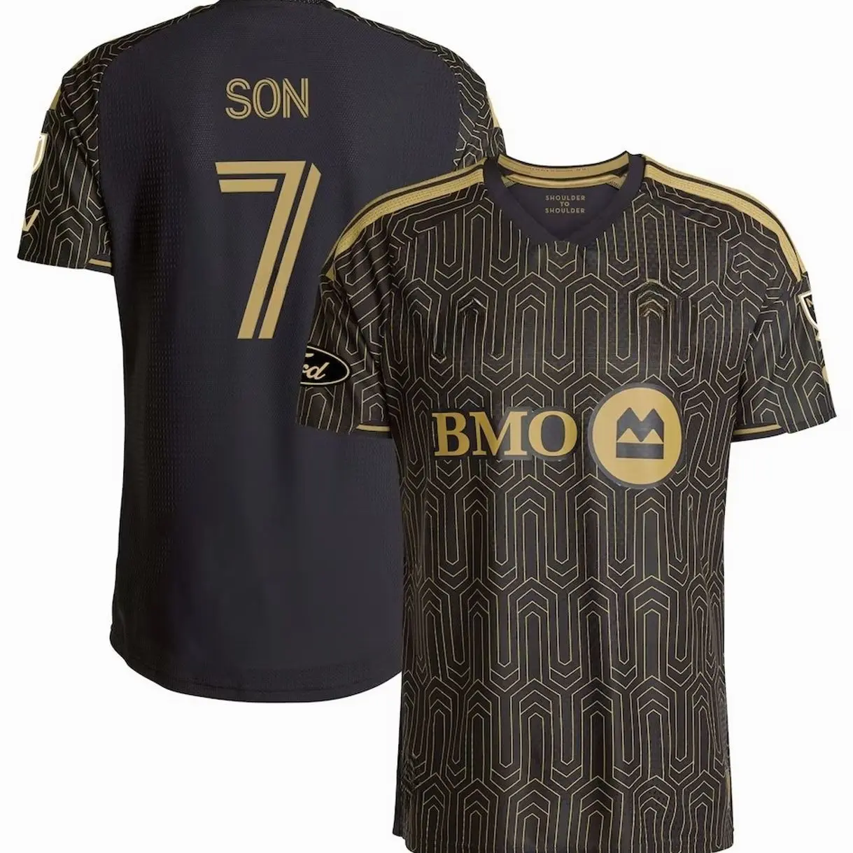 Unisex Soccer Los Angeles Team Son 7 2026 Primary Kit On-Field Replica Jersey - Black