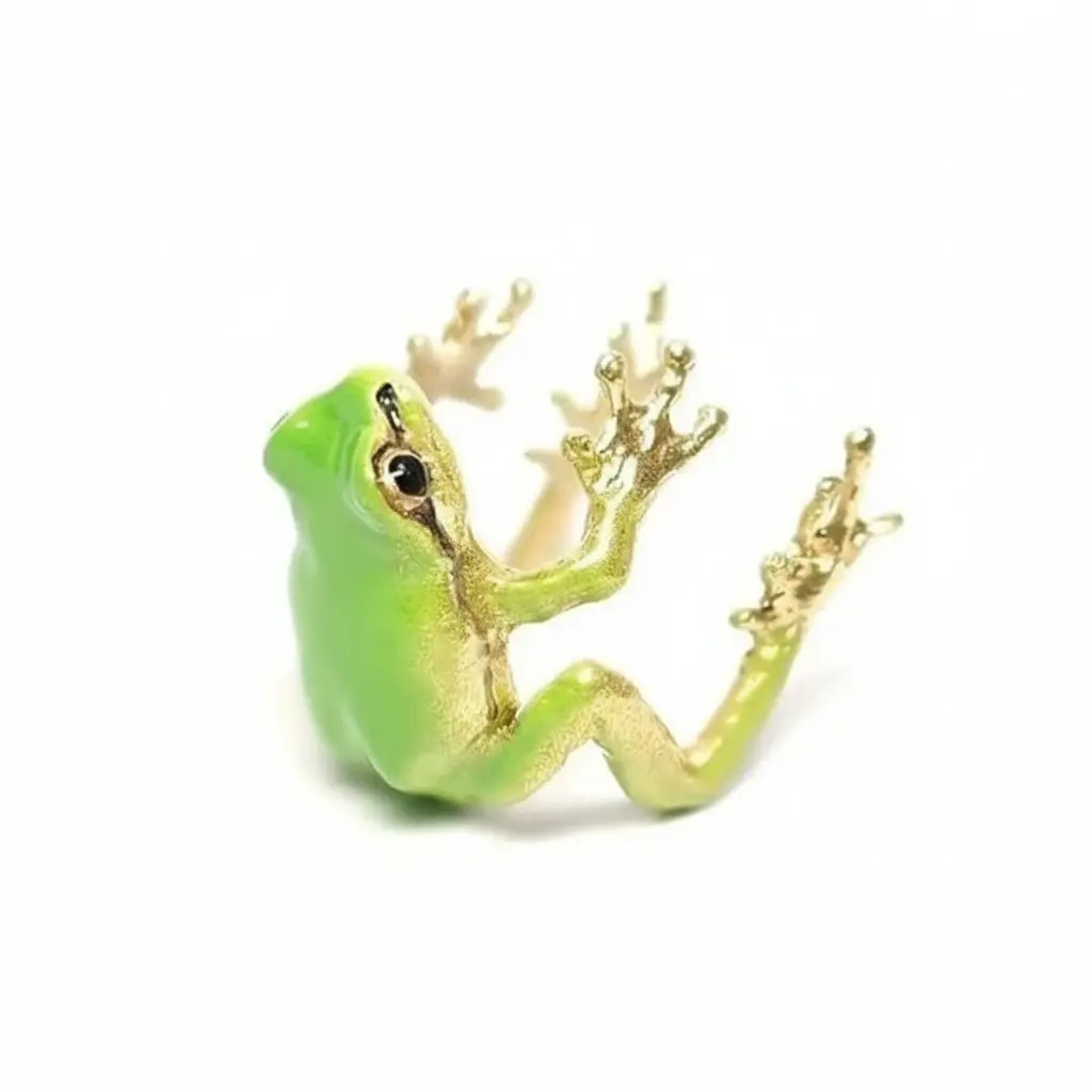 Open Frog Ring Cute Adjustable Rings