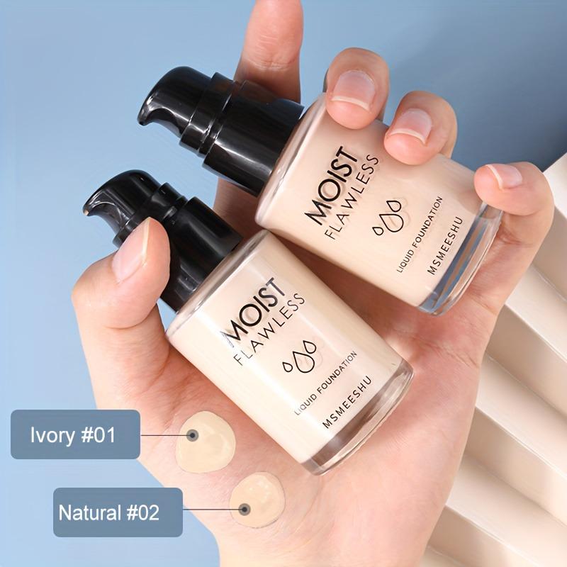 Complexion 4-piece gift set: two shades suitable for most skin tones. One set covers the entire complexion—lightweight, natural finish, no caking, perfect for beginners.