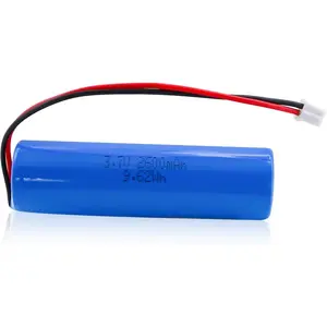 3.7V 2600mAh Rechargeable Li-ion Battery PH2.0 2-Pin Connector Replacement Battery for DIY Electronics Toys LED Lighting & Bluetooth Devices