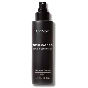 CinNoir Total Care 9.0 Leave-In Conditioner Spray, Silicone Free, 2 Layer Conditioner, Frizz Control, Leave in Conditioner for Curly Hair and All Hair types, Conditioner for Dry Damaged Hair, Women & Men