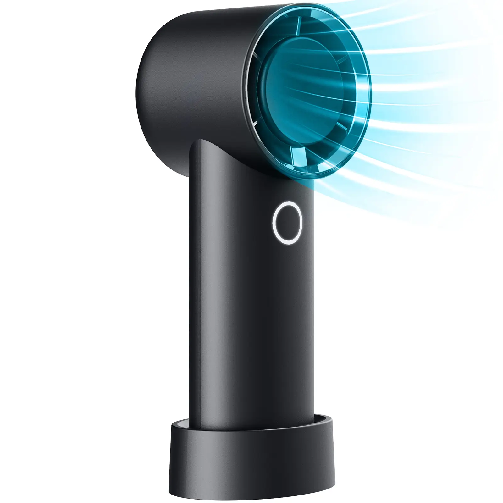 Upgrade High-Speed(15,000 RPM) Portable Handheld Turbo Fan 6000mAh Personal Mini Fan, 4 Speeds USB Rechargeable Powerful Desk Fan for Men Women Kids G