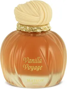 Maison Aoud Vanilla Voyage Eau De Parfum 3.4 Fl Oz Unisex Perfume with Caramel Jasmine Tonka & Honey Notes Luxurious Vanilla Scent with Musk Amber