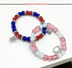 2pcs Matching  Bracelet With Spider & Cat Charms,Best Friends , Handmade Charm Couples Jewelry Couples ldeal for DailvWear & Christmas Birthday Anniversary Gifts Unisex Heart   Bracelet Set