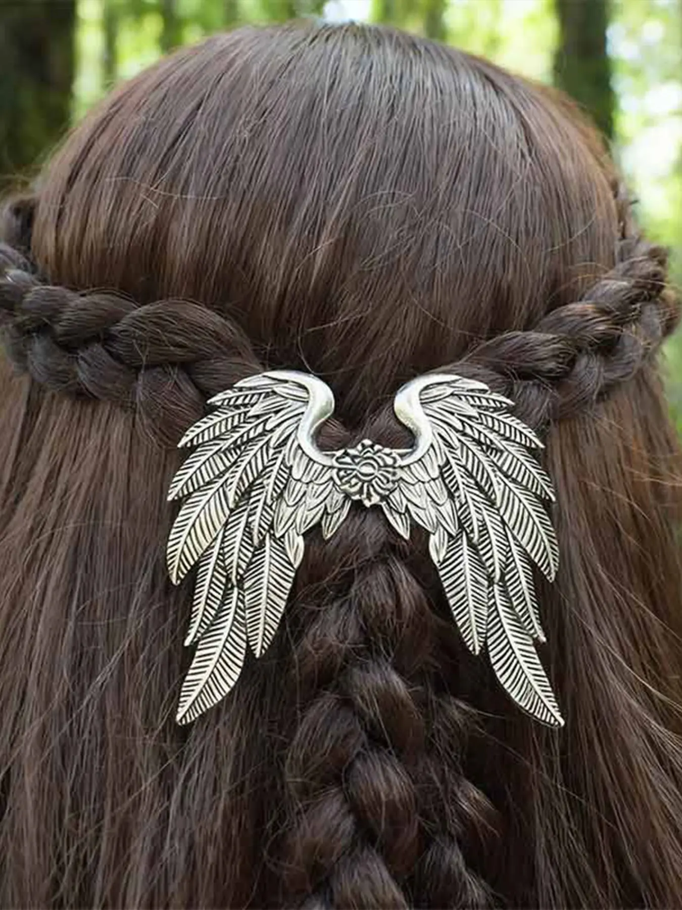 Vintage Nordic Angel Wings Hair Clip, Fashion Trend Accessory, Norwegian Style Party Decoration, Valentine's Day Mother's Day Gift, Hairclips
