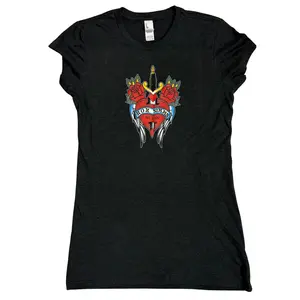 SIMMS Dagger & Rose's Tee#506 -Black