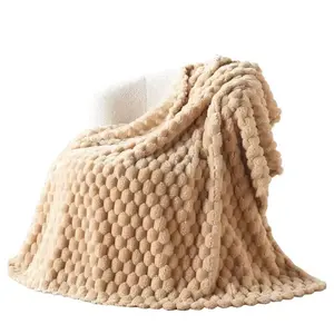 Super Soft Premium Silky Flannel Fleece 3D Clouds Throw Blanket