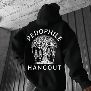 De4d P3dos Don't Reoffend Graphic Hoodie Unisex Pullover for Men and Women Trendy Gift for Him or Her Casual Streetwear Top Menswear Sweatshirts