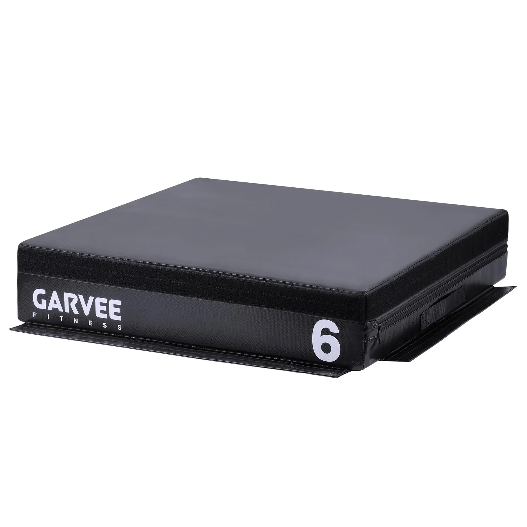 Garvee Stackable 6-Inch Plyo Box, Adjustable Plyometric Jump Box, Soft Foam Boxes for Home Gym Workouts, Professional Strength Training Soft Box, HIIT