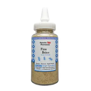 Fine Brine, Semi-Fine Freeze Dried Fish Food Floating for Freshwater and Saltwater Aquarium Fish