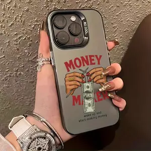 New Fashion Knit Money Pattern Phone Case, High-Quality Protective Cover for iPhone 17 16 15 14 13 12 11 Pro Max X XR XS Max, Unisex