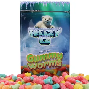 FREEZE DRIED GUMMY WORMS 2 OZ ( 1 PACK ) Candy Snack